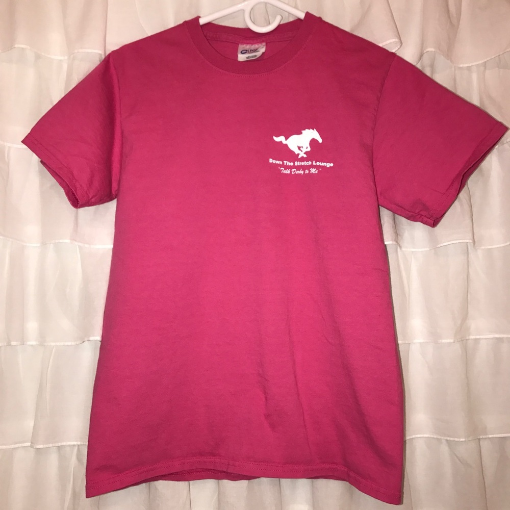 Pink cotton Kentucky derby shirt